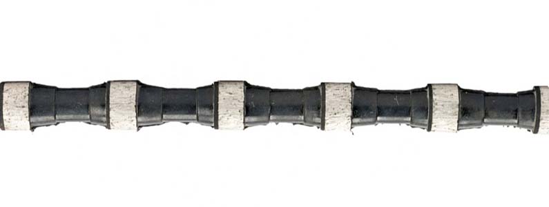 Diamond Wire Saw for Granite Quarry With Rubber Fixed
