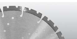 Laser Welded Blades With Segment Type 2 for Granite