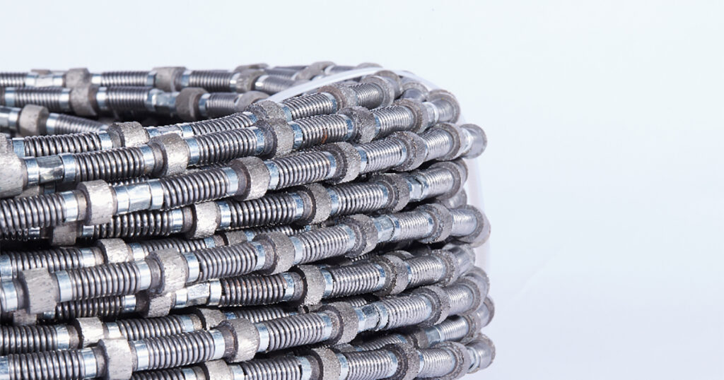 Diamond Wire Saw Rope With Spring