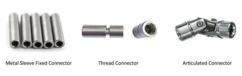 Metal Sleeve Fixed Connector & Thread Connector & Articulated Connector